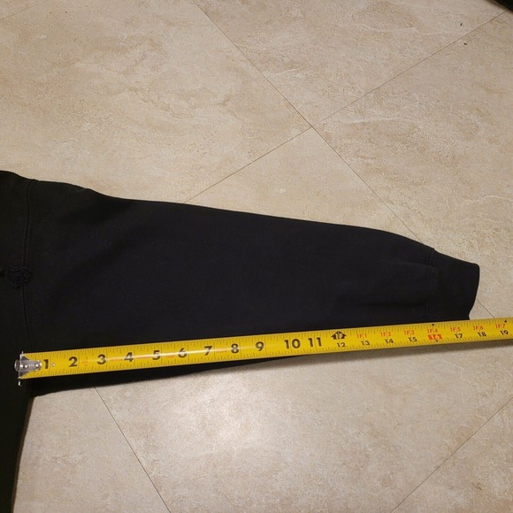 Six Flags Fright Frest Mens M Medium Insane Killer Clown Black Sweatshirt Hoodie - Picture 12 of 16